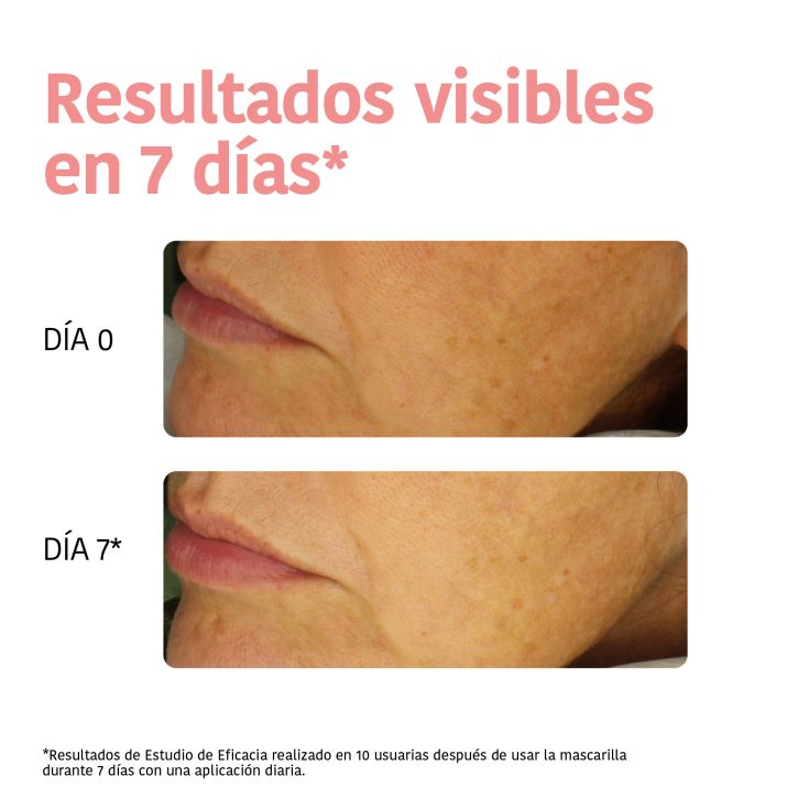 iroha nature mascarilla facial iluminadora e hidratante con vitamina c pura y acido hialuronico tejido 100% biodegradable