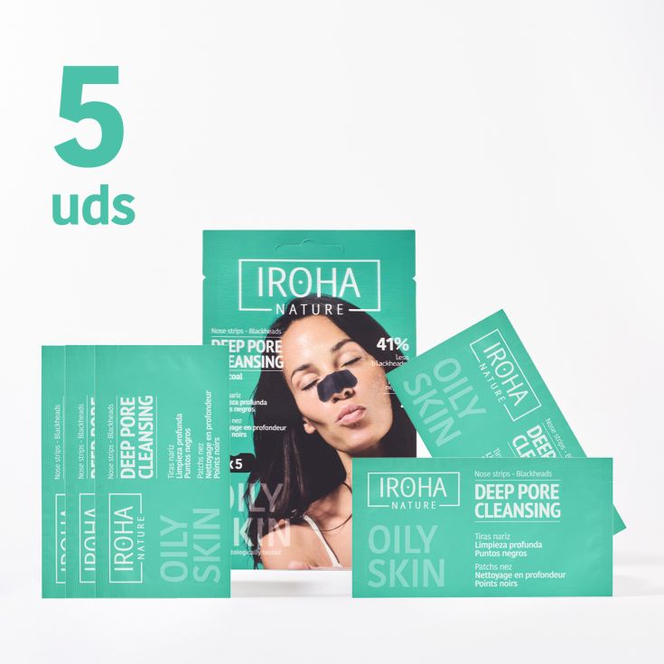 iroha tiras limpieza detox puntos negros nariz