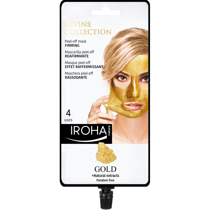 iroha mascarilla facial peel-off gold divine collection iroha mascarilla facial peel-off gold divine collection