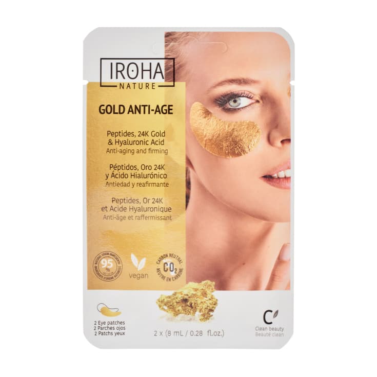 iroha nature gold parches extra firmeza ojos 2x8ml iroha nature gold parches extra firmeza ojos 2x8ml
