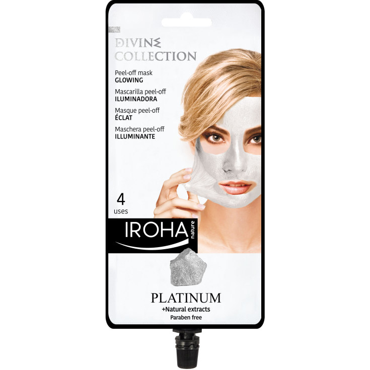 iroha mascarilla facial peel-off platinium divine collection iroha mascarilla facial peel-off platinium divine collection