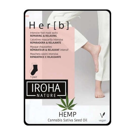 iroha hemp calcetines mascarilla intensiva reparadora-relajante iroha hemp calcetines mascarilla intensiva reparadora-relajante