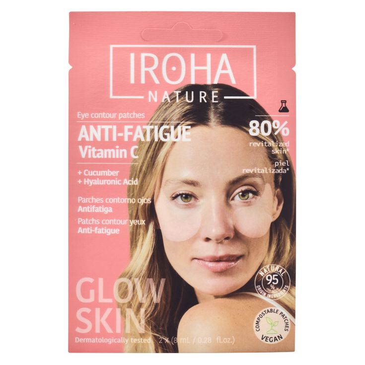 iroha nature parches ojeras y bolsas anti-fatiga 2ud