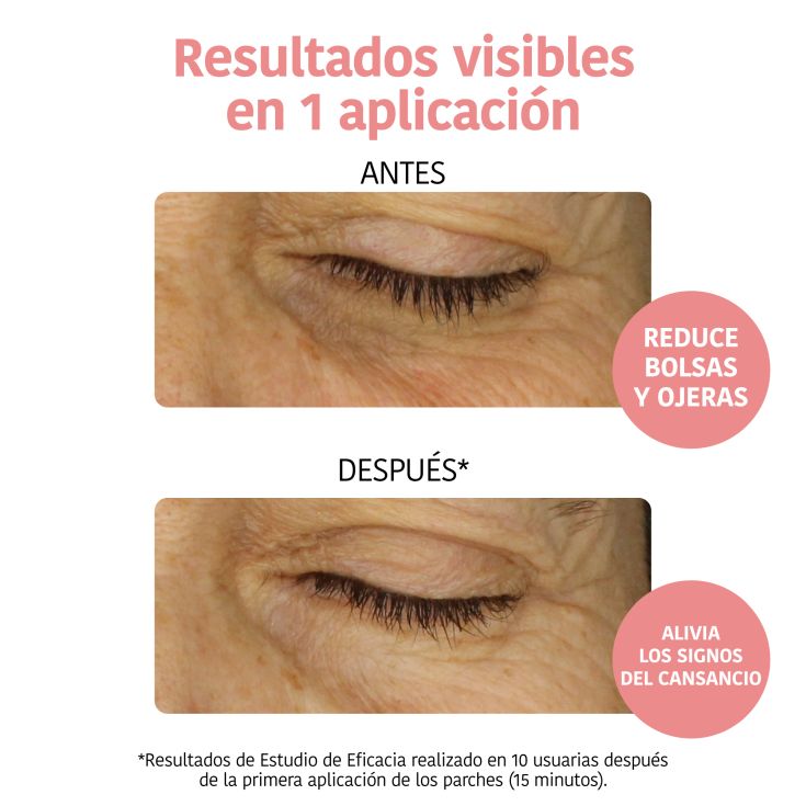 iroha nature parches ojeras y bolsas anti-fatiga 2ud