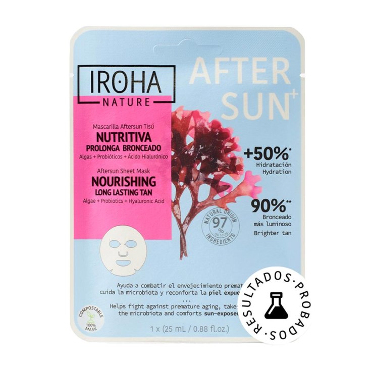 iroha nature mascarilla facial aftersun tisu nutritiva 25ml iroha nature mascarilla facial aftersun tisu nutritiva 25ml