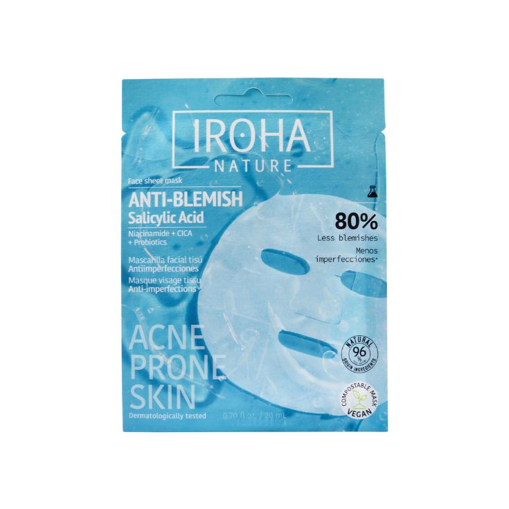 iroha mascarilla tisu anti-imperfecciones iroha mascarilla tisu anti-imperfecciones