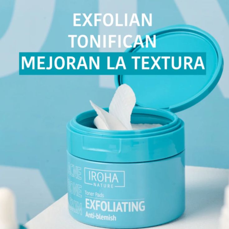 iroha nature discos tonico exfoliantes 50 ud