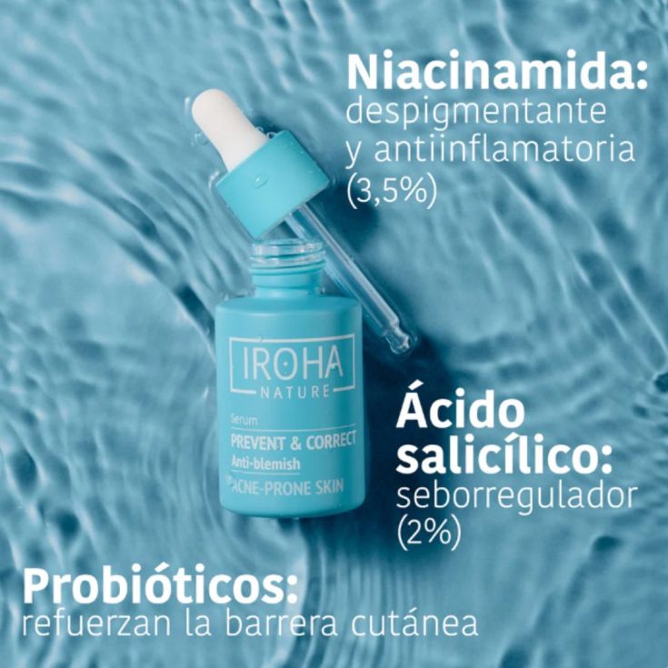 iroha nature serum facial antiimperfecciones 30ml