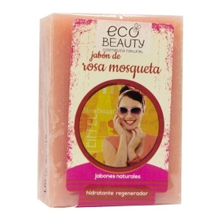 ecobeauty pastilla jabon rosa mosqueta 100g ecobeauty pastilla jabon rosa mosqueta 100g