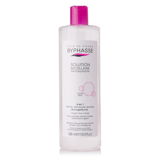 byphasse solucion micelar desmaquillante 4 en 1 pieles secas-sensibles