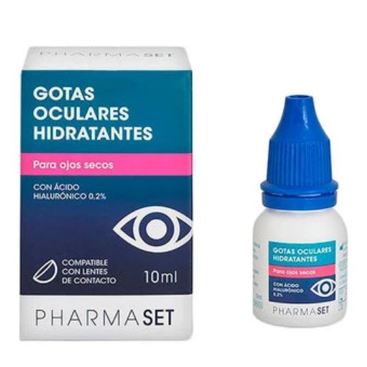 pharmaset gotas oculares hidratantes ojos secos 10ml