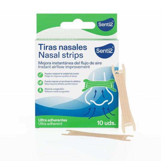 senti2 tiras nasales 10 unidades