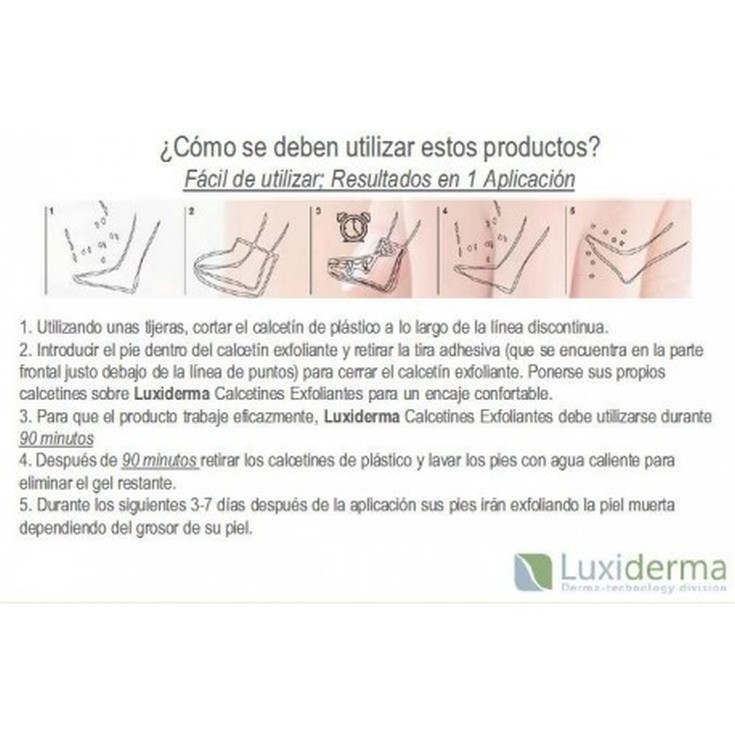 luxiderma calcetin exfoliante para pies