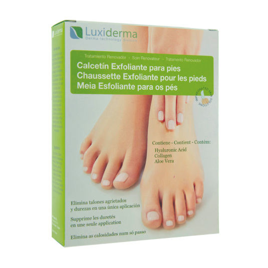 luxiderma calcetin exfoliante para pies
