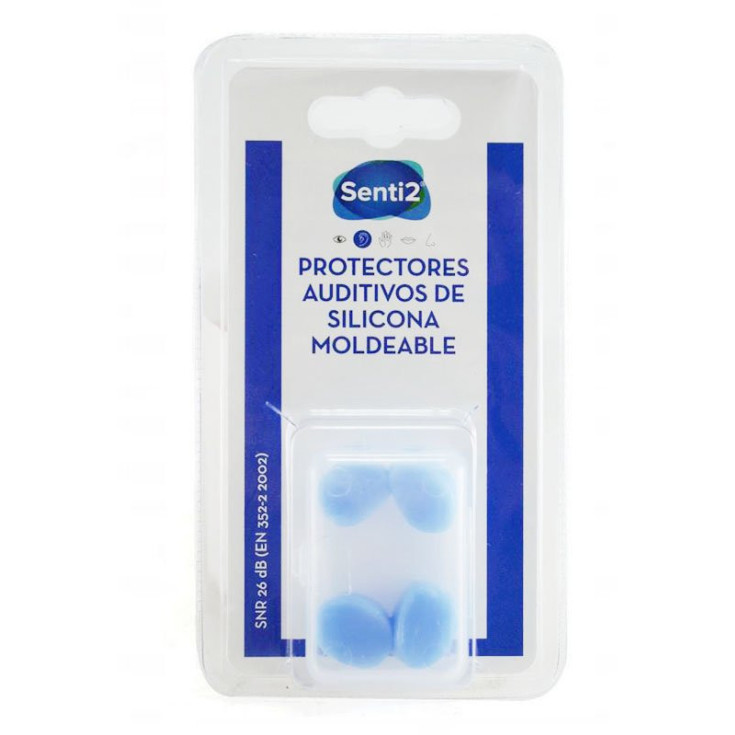 senti2 protectores auditivos silicona moldeable 4 unidades senti2 protectores auditivos silicona moldeable 4 unidades