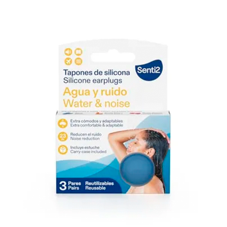 senti2 tapones de silicona para agua o ruido 6 unidades senti2 tapones de silicona para agua o ruido 6 unidades
