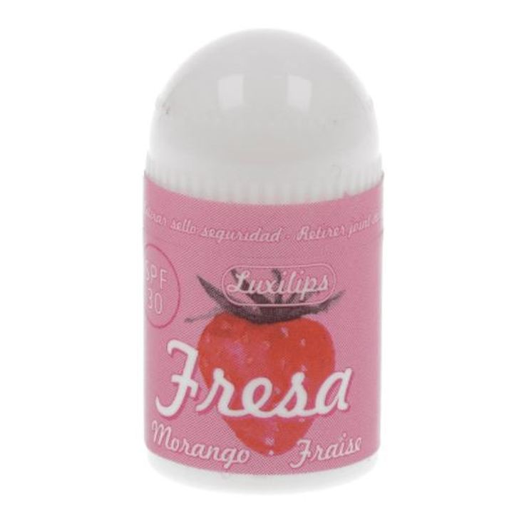 luxilips balsamo labial fresa spf30 mini luxilips balsamo labial fresa spf30 mini