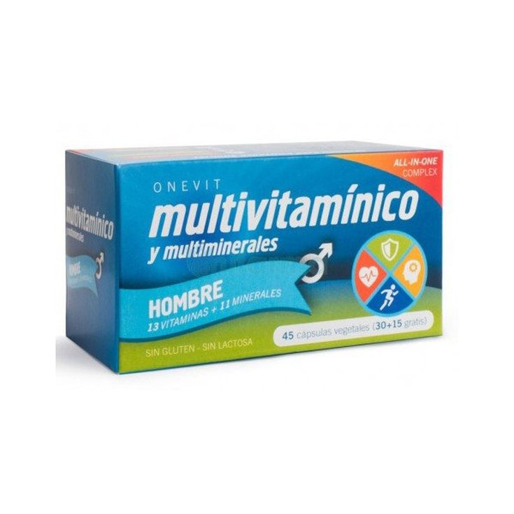 onevit complemento alimenticio multivitaminico hombres 45 capsulas onevit complemento alimenticio multivitaminico hombres 45 capsulas
