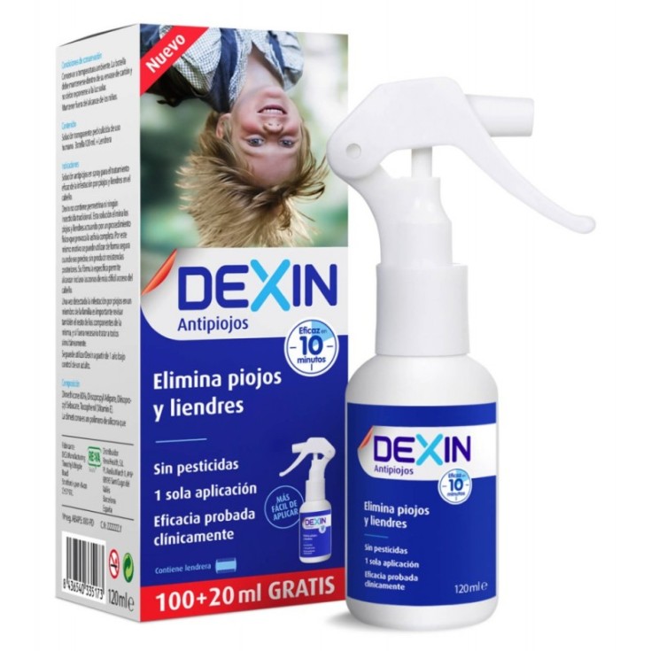 dexin ultra antipiojos spray 100ml + 20ml gratis