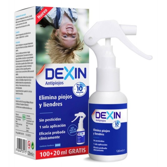 dexin ultra antipiojos spray 100ml + 20ml gratis