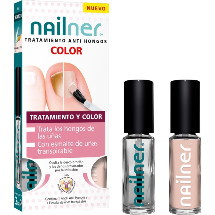 nailner tratamiento anti hongos uñas + esmalte de uñas transpirable nailner tratamiento anti hongos uñas + esmalte de uñas transpirable