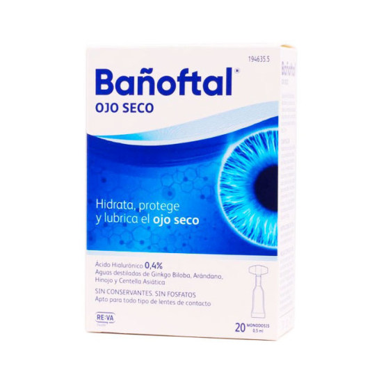 bañoftal monodosis 0,4% 20 x 0,5 ml