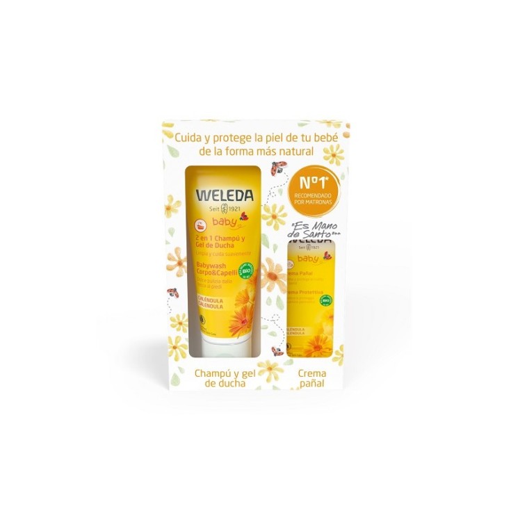weleda bebe pack champu y gel 200ml + crema pañal 30ml weleda bebe pack champu y gel 200ml + crema pañal 30ml