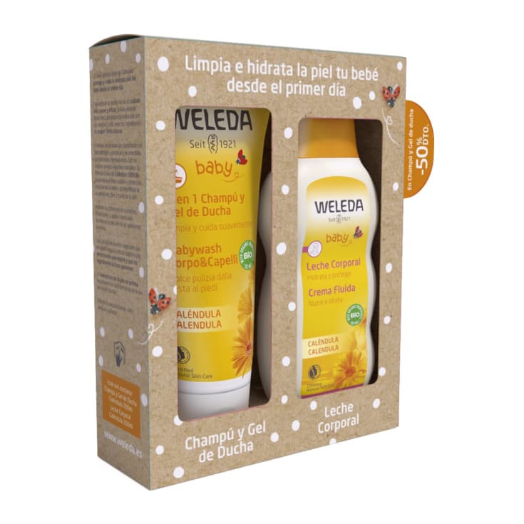 weleda baby pack champu&gel 200ml+ leche corporal 200ml weleda baby pack champu&gel 200ml+ leche corporal 200ml