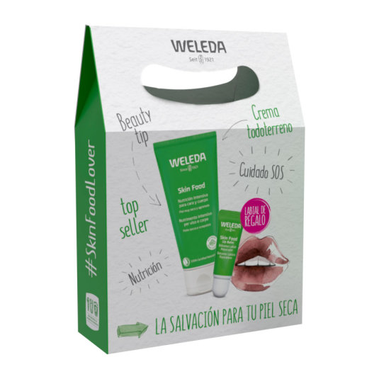 weleda pack skin food crema cara/cuerpo 75 + lip balm 8ml