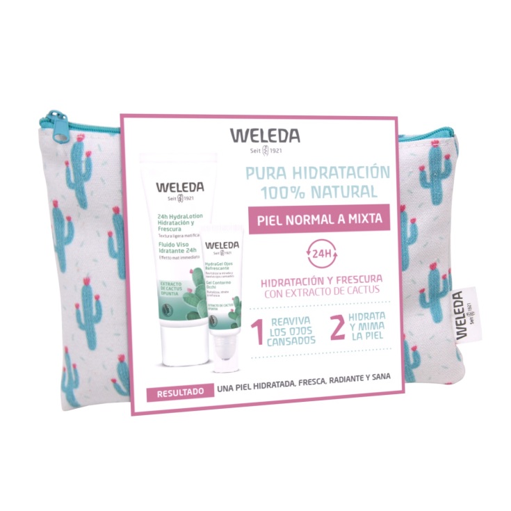 neceser weleda 24h hydralotion 30ml + hydragel ojos 10ml piel normal neceser weleda 24h hydralotion 30ml + hydragel ojos 10ml piel normal