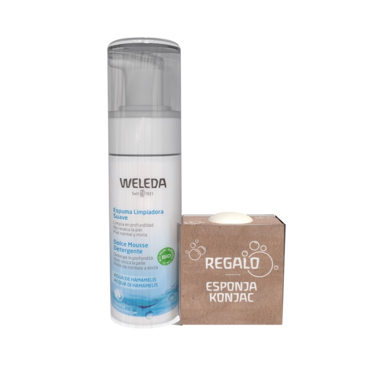 weleda espuma limpiadora suave 100ml + esponja konjac de regalo weleda espuma limpiadora suave 100ml + esponja konjac de regalo