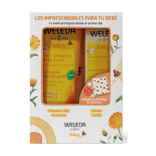 weleda set imprescindibles bebe 3 piezas