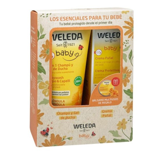 weleda set imprescindibles bebe 3 piezas