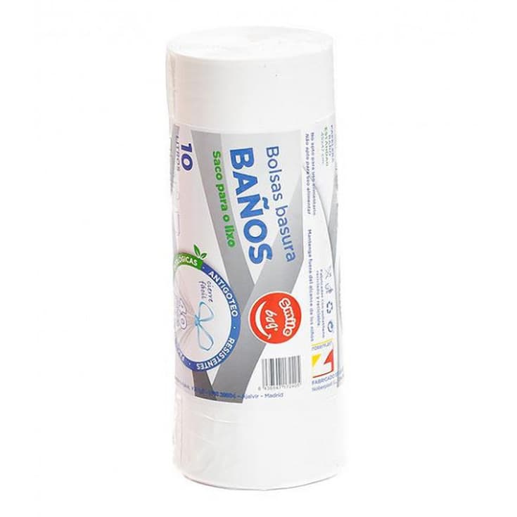 bolsa basura baño smile bag 45x47 10 litros bolsa basura baño smile bag 45x47 10 litros