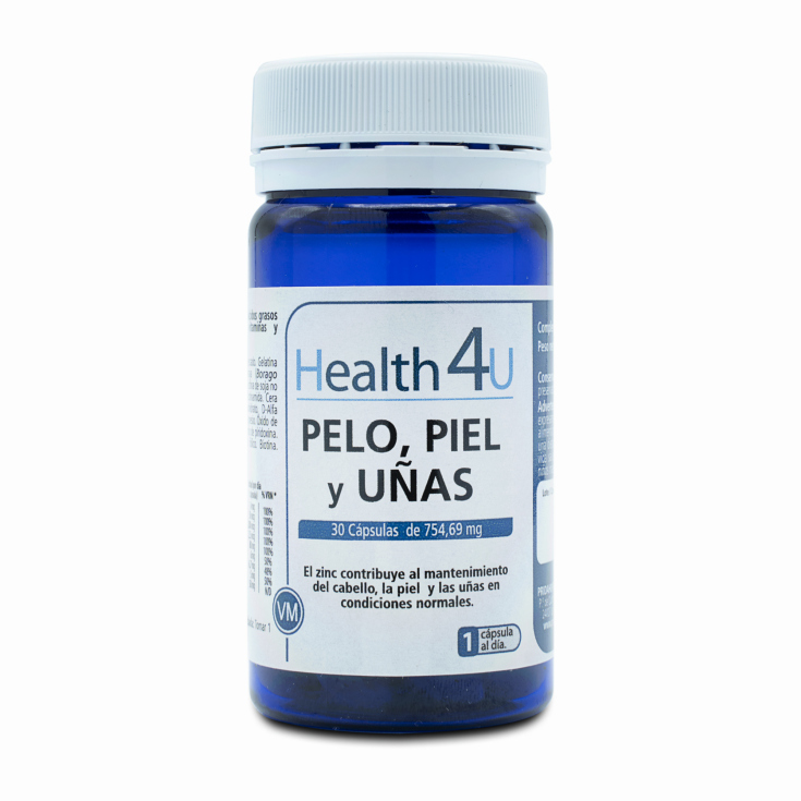 h4u piel, pelo y uñas 754mg 30 capsulas h4u piel, pelo y uñas 754mg 30 capsulas