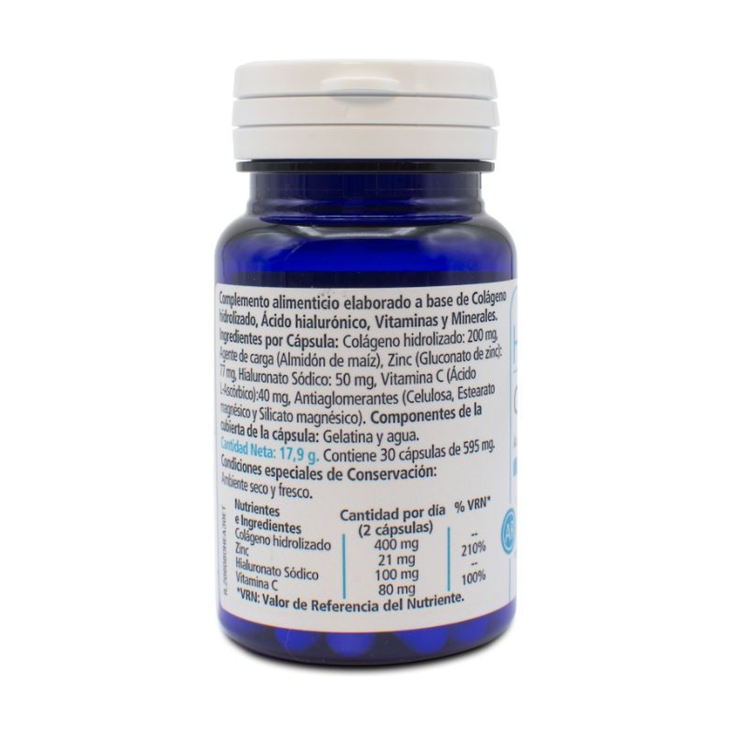 h4u colageno + acido hialuronico 30 capsulas de 595 mg