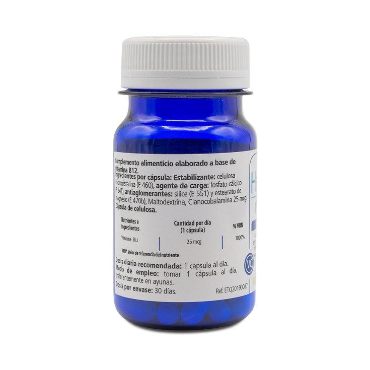 h4u vitamina b12 500mg 30 capsulas