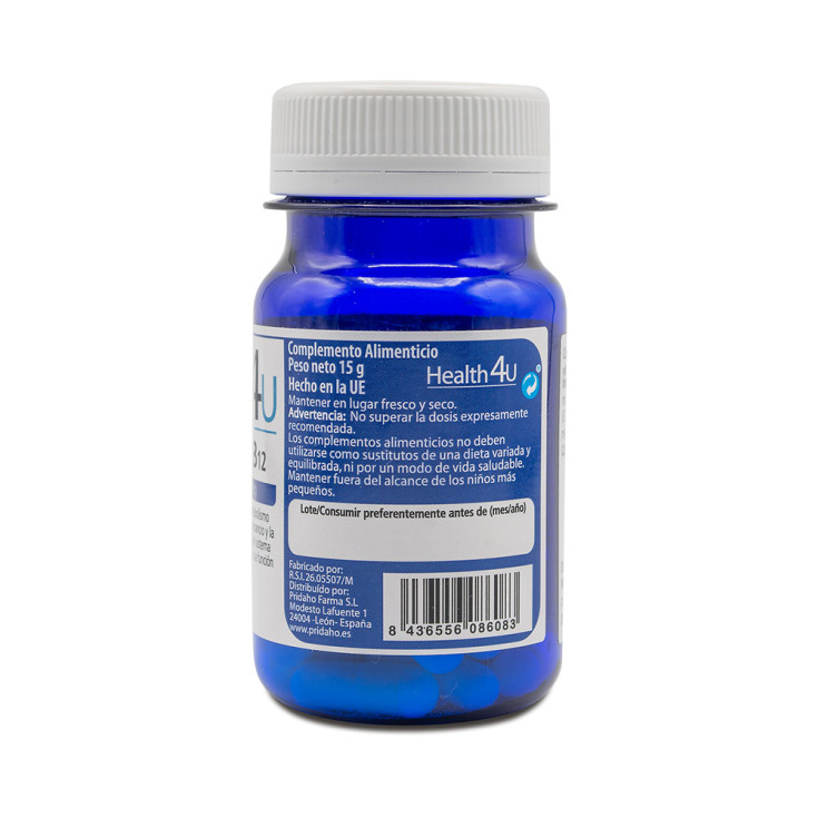 h4u vitamina b12 500mg 30 capsulas