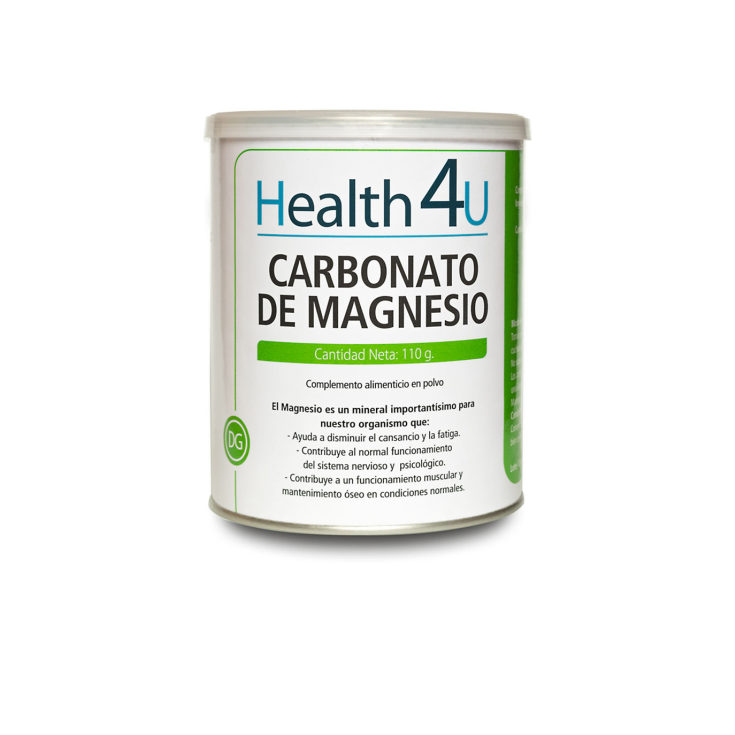 h4u carbonato de magnesio 110g en polvo