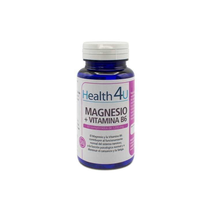 h4u magnesio + vitamina b6 60 comprimidos 