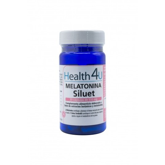h4u melatonina siluet 20 capsulas 550 mg