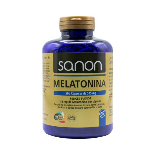 sanon melatonina 365 capsulas de 545mg