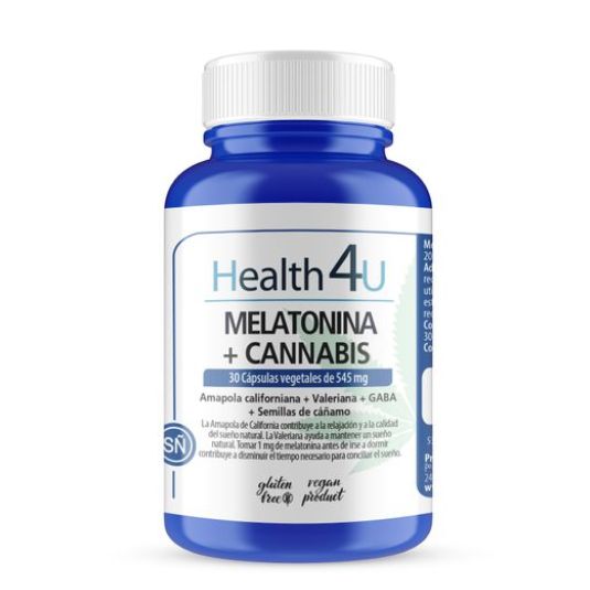 h4u melatonina+cannabis 30 capsulas
