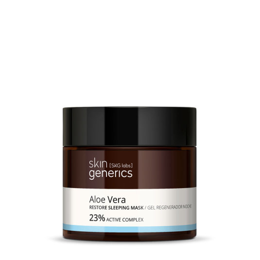 skin generics gel regenerador noche aloe vera 23% complejo activo 50ml