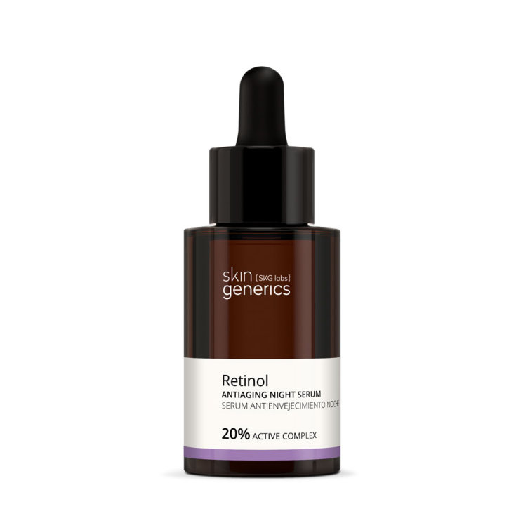 skin generics serum antienvejecimiento retinol 20% complejo activo 30ml skin generics serum antienvejecimiento retinol 20% complejo activo 30ml