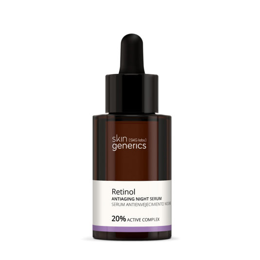 skin generics serum antienvejecimiento retinol 20% complejo activo 30ml