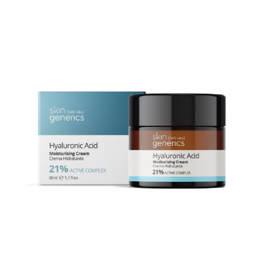 skin generics crema hidratante acido hialuronico 21%