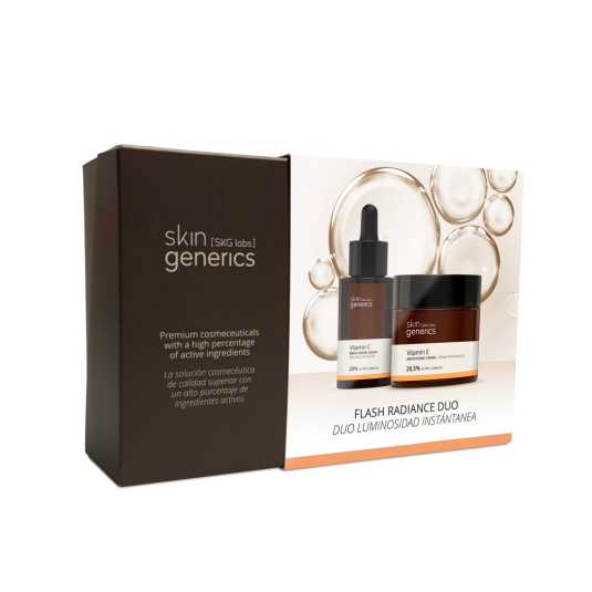 skin generics flash radiante duo crema + serum 