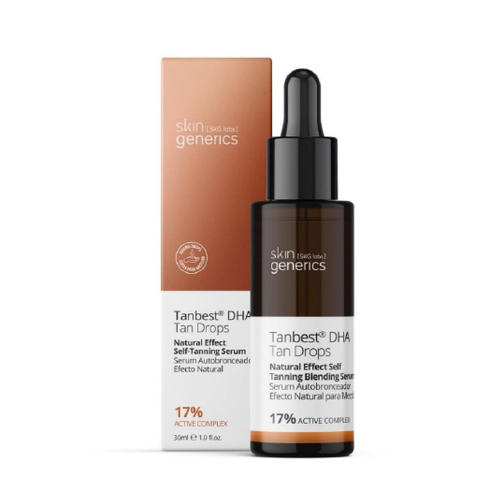 skin generics tanbest dha tan drops natural self tanning serum