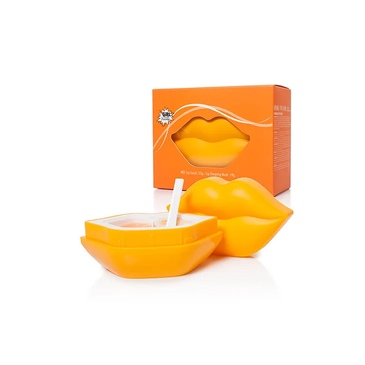 pokhara exfoliante labial + mascarilla noche orange pokhara exfoliante labial + mascarilla noche orange